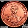1847 Kingdom of Hawaii Cent CHOICE BU RD