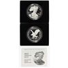 Image 5 : [4] 2003-2023 Bunished/Proof Silver Eagles GEM