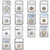Image 1 : 1938-2005 [14] U.S. Certified Coin Lot PCGS/NGC/PCI MS