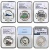 Image 1 : 1929-2020 [6] World Certified Coin Lot NGC PF