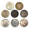 Image 1 : 1878-1926 [8] Silver Dollar Lot