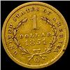 Image 2 : 1851-O Liberty Head Gold Dollar CLOSELY UNCIRCULATED