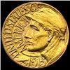 1915-S Panama-Pacific Exposition Gold $1 CHOICE BU