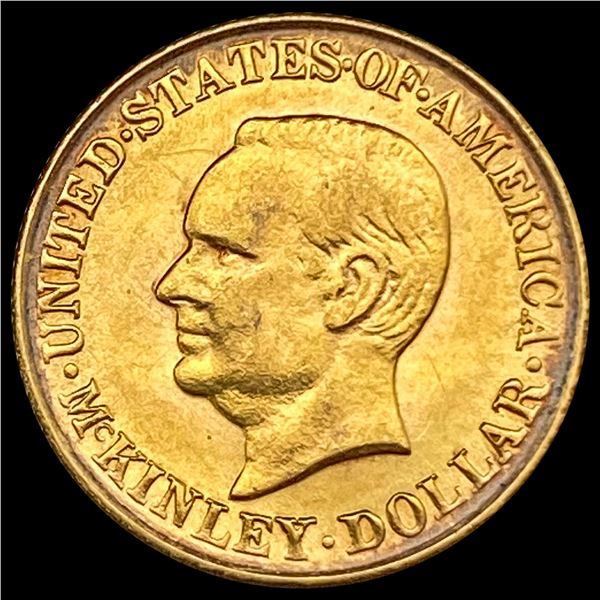 1917 McKinley Birthplace Memorial Dollar UNCIRCULATED