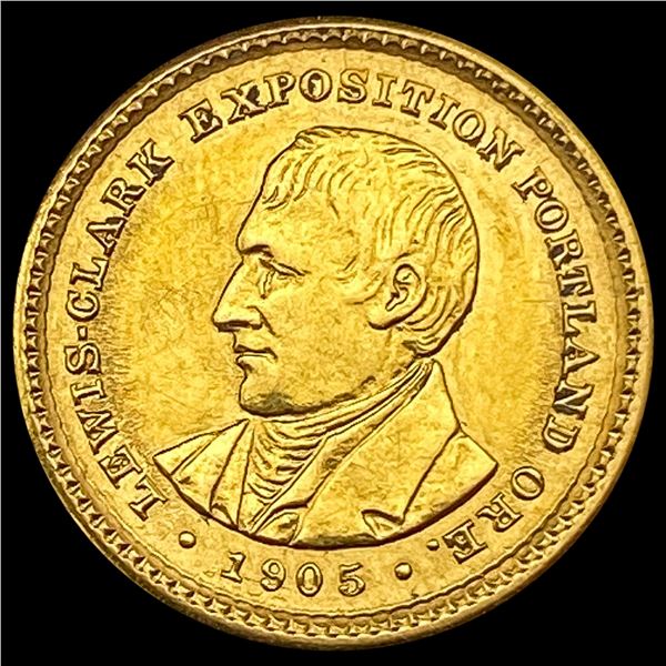 1905 Lewis and Clark Exposition Dollar UNCIRCULATED