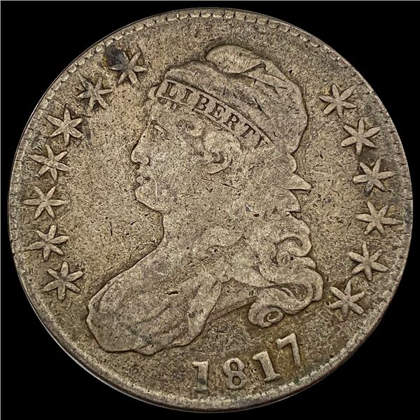 1817 Capped Bust Half Dollar NICELY CIRCULATED