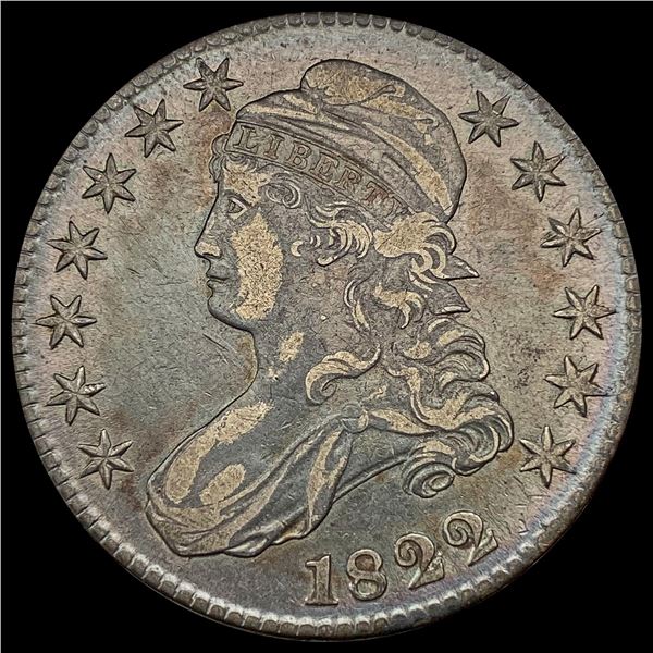 1822 Capped Bust Half Dollar LIGHTLY CIRCULATED