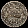 Image 2 : 1845 Seated Liberty Half Dime NEARLY UNCIRCULATED