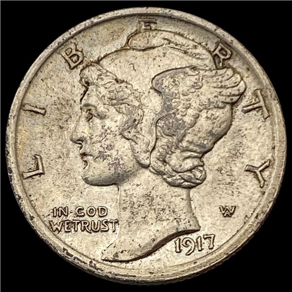 1917-D Mercury Dime UNCIRCULATED