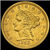 1852 $2.50 Liberty Head Quarter Eagle UNCIRCULATED