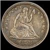 1858 Seated Liberty Quarter CHOICE AU