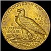 Image 2 : 1913 Indian Head $2.50 Gold Quarter Eagl CLOSELY UNCIRCULATED