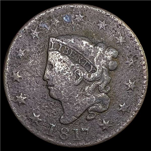 1817 Coronet Head Large Cent NICELY CIRCULATED