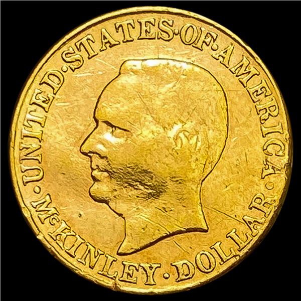 1916 McKinley Gold Dollar NICE CIRC