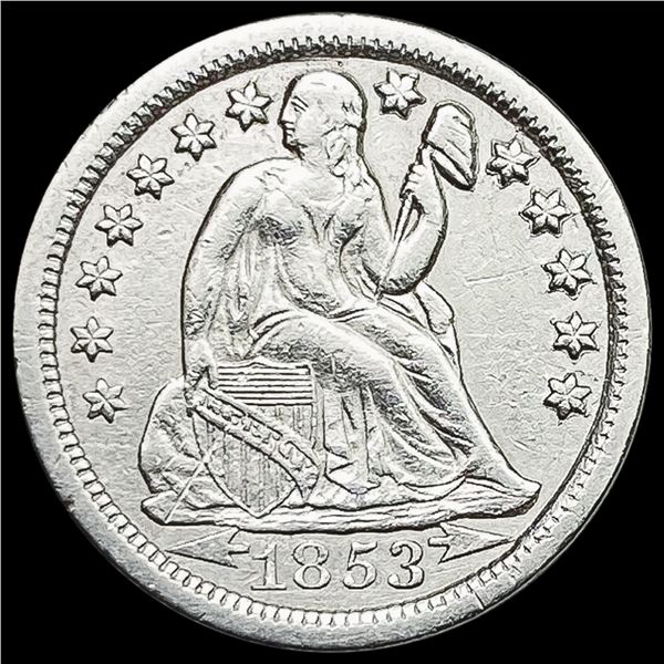 1853-O Seated Liberty Dime CHOICE AU