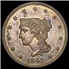 Image 1 : 1842 Braided Hair Large Cent CLOSELY UNCIRCULATED