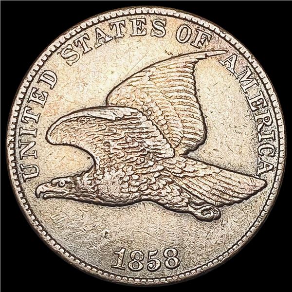 1858 Flying Eagle Cent CLOSELY UNCIRCULATED