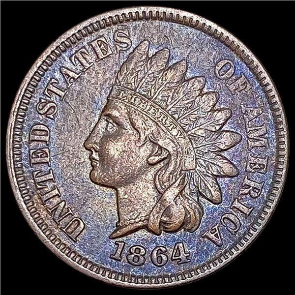1864 L Indian Head Cent CLOSE UNC