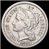 Image 1 : 1882 Three-Cent Nickel LIGHTLY CIRCULATED