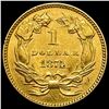 Image 2 : 1874 Indian Princess Gold Dollar CHOICE AU