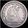 Image 1 : 1881 Seated Liberty Quarter LIGHTLY CIRCULATED