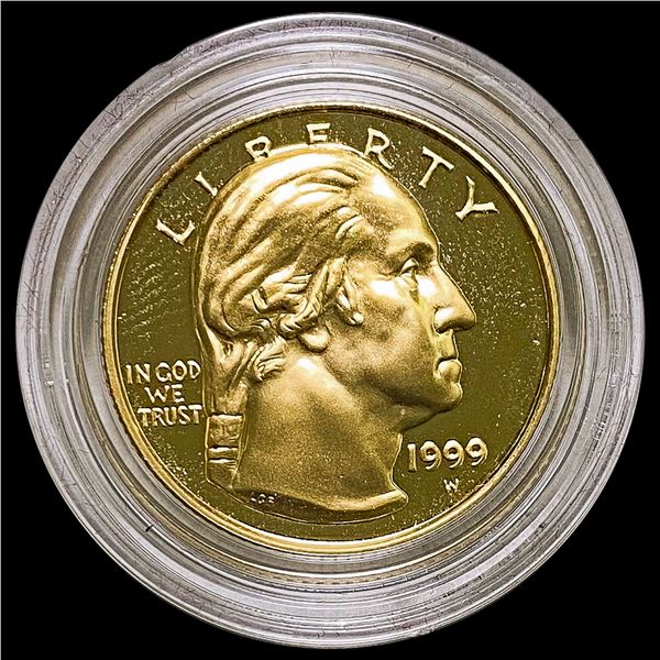 1999-W Washington $5 Gold Comm .2419oz AGW PR