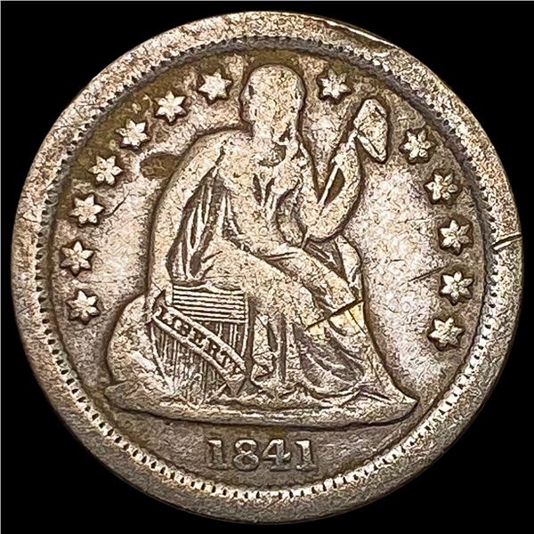 1841-O Seated Liberty Dime LIGHTLY CIRCULATED