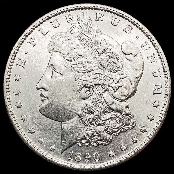 1890-S Morgan Silver Dollar GEM BU