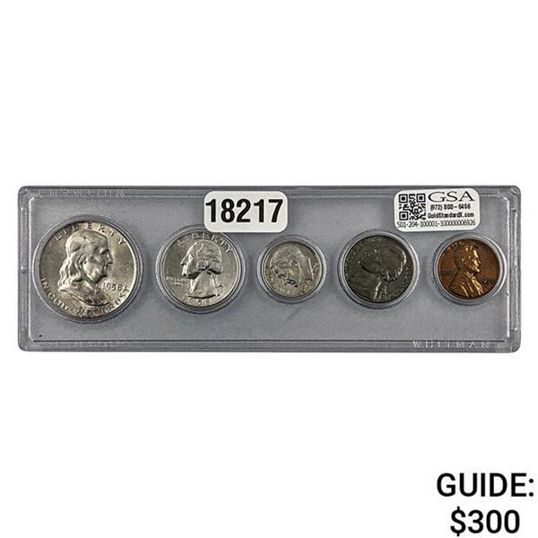 1958 [5] U.S. varied coins