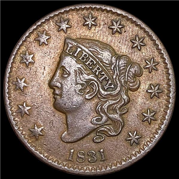 1831 Coronet Head Large Cent LIGHTLY CIRCULATED