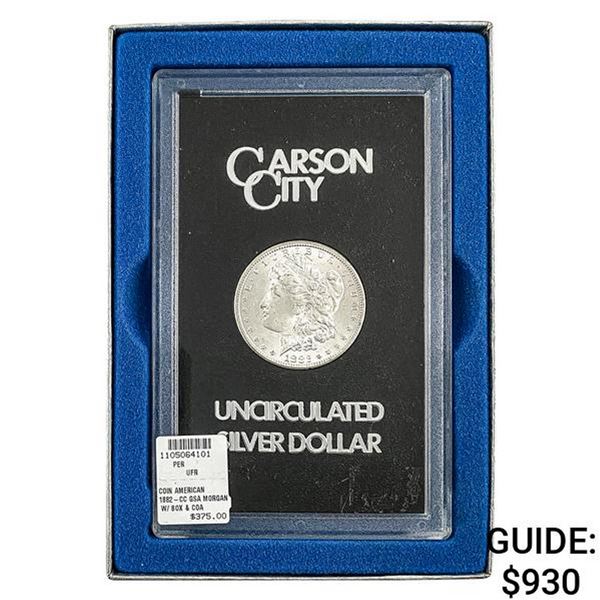 1882-CC Morgan Silver Dollar  UNCIRCULATED