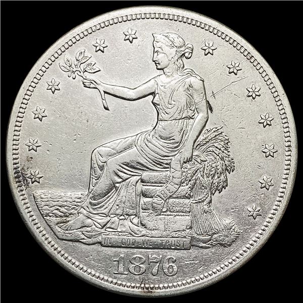 1876-S Trade Dollar NEARLY UNCIRCULATED