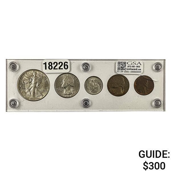 1947 [5] U.S. Varied coins