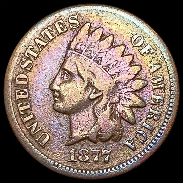 1877 Indian Head Cent NICELY CIRCULATED