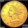 Image 1 : 1847 $10 Gold Eagle UNCIRCULATED