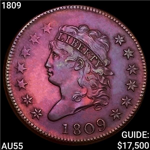 1809 Classic Head Large Cent HIGH GRADE