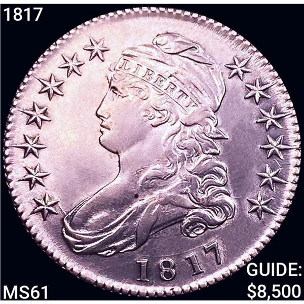 1817 Capped Bust Half Dollar UNCIRCULATED