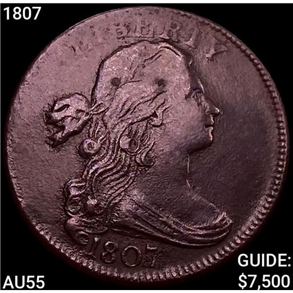 1807 Draped Bust Large Cent HIGH GRADE