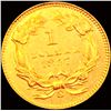 Image 2 : 1857-S Rare Gold Dollar CHOICE BU