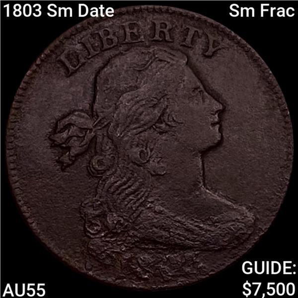 1803 Sm Date Sm Frac Draped Bust Large Cent HIGH GRADE