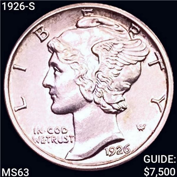 1926-S Mercury Dime CHOICE BU