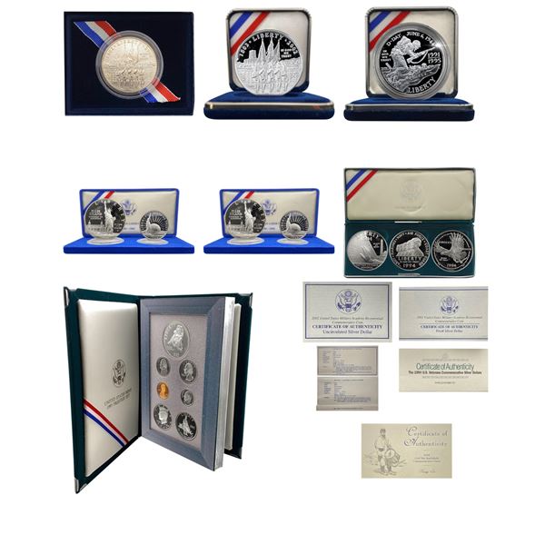 1986-2002 [17] U.S. Proof / Commemorative Sets