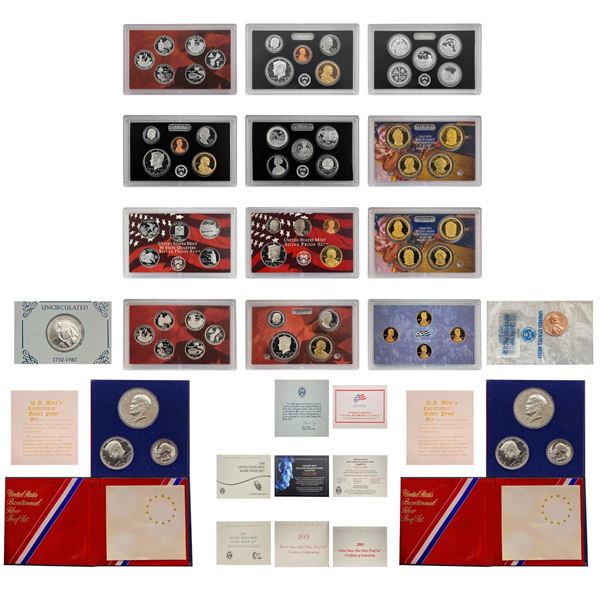 1976-2023 [65] U.S. Silver Proof Sets
