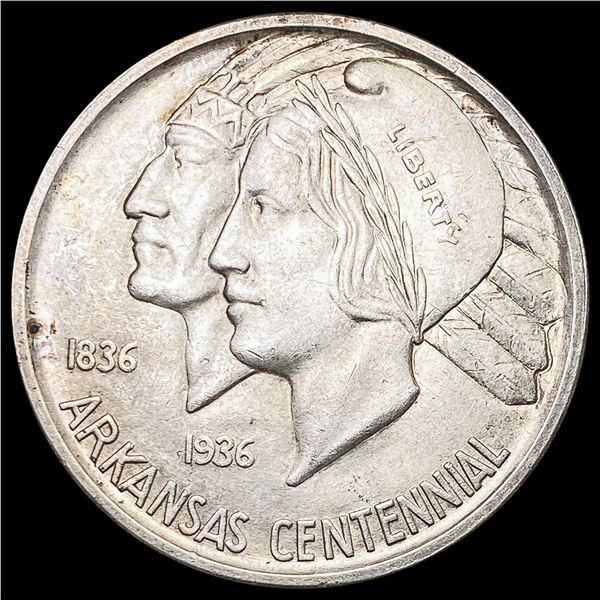 1936-D Arkansas Centennial Half Dollar CLOSELY UNCIR