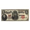 Image 1 : 1907 $5 Legal Tender Note "Woodchopper"