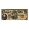 Image 1 : 1907 $5 Legal Tender Note "Woodchopper"