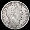 Image 1 : 1907-D Barber Half Dollar NICELY CIRCULATED