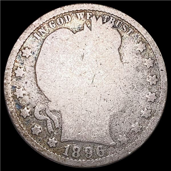 1896-S Barber Quarter NICELY CIRCULATED