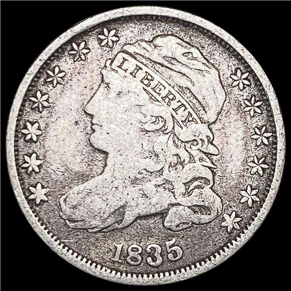 1835 Capped Bust Dime NICELY CIRCULATED