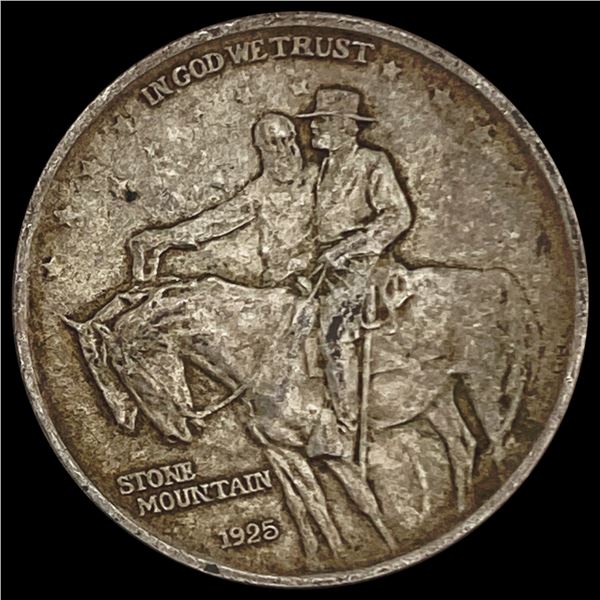 1925 Stone Mountain Half Dollar NEARLY UNCIRCULATED